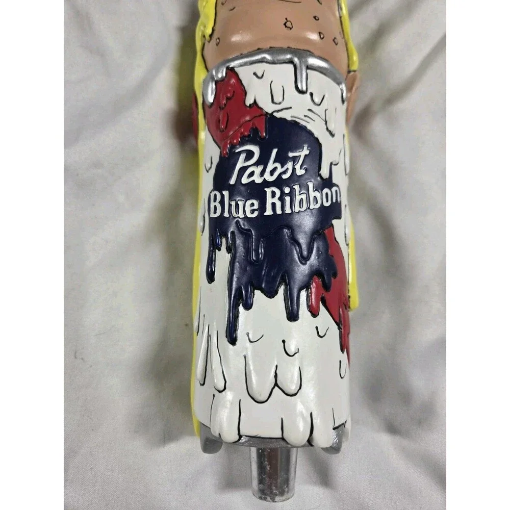 Pabst Blue Ribbon Melting Pizza Dela Deso Artist Series Tap Draft Handle